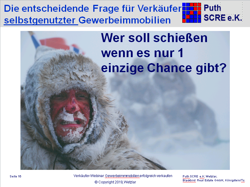 Die wichtigste Frage wenn Sie eine selbstgenutzte Gewerbeimmobilie verkaufen